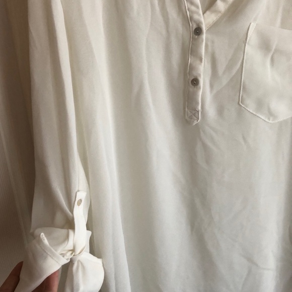 White Long Sleeve Shirt - Picture 2 of 3